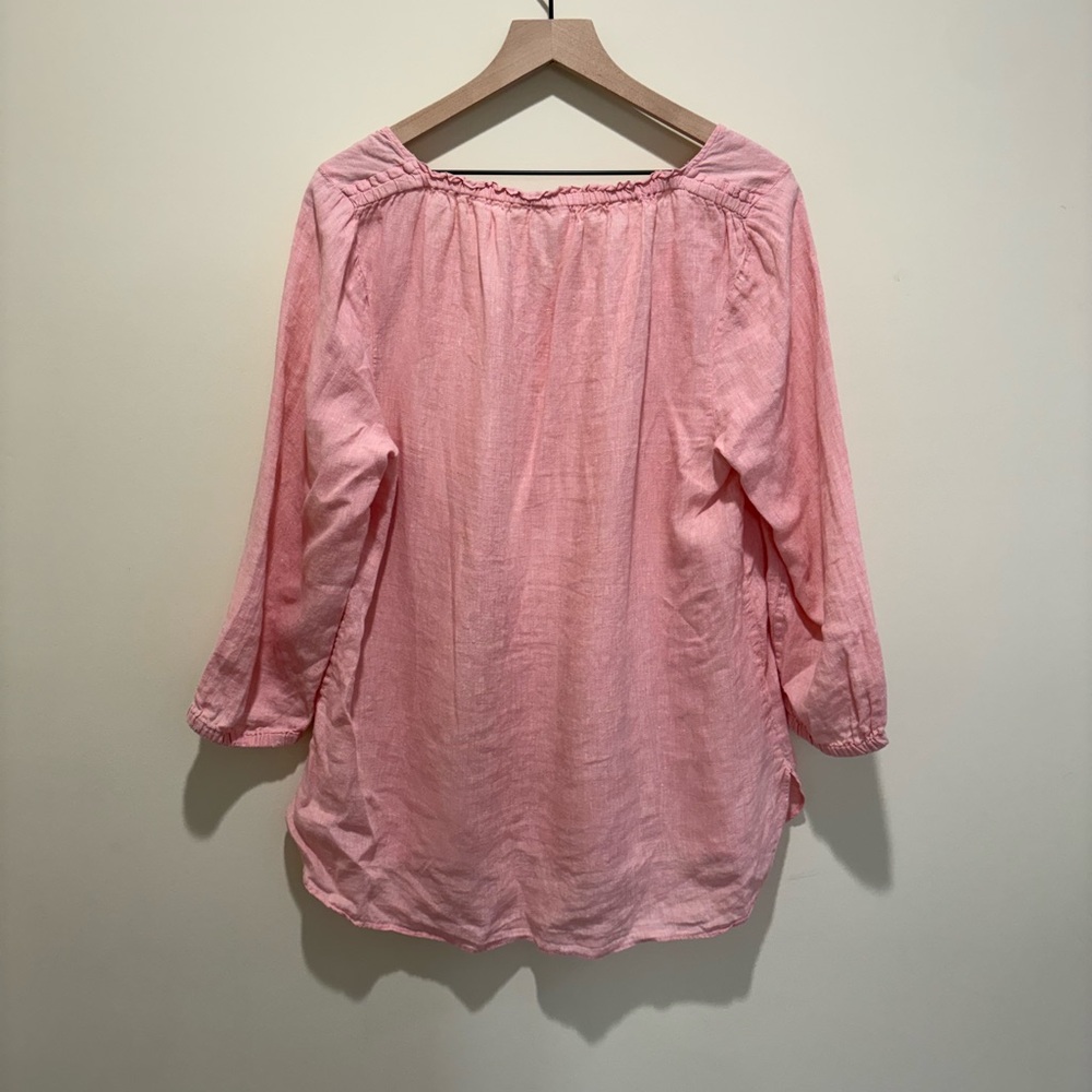Lands End 100%Linen Women’s Top - Picture 6 of 6